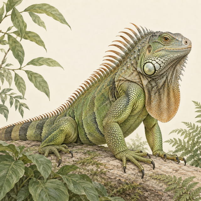 Illustration provisoire : iguane
