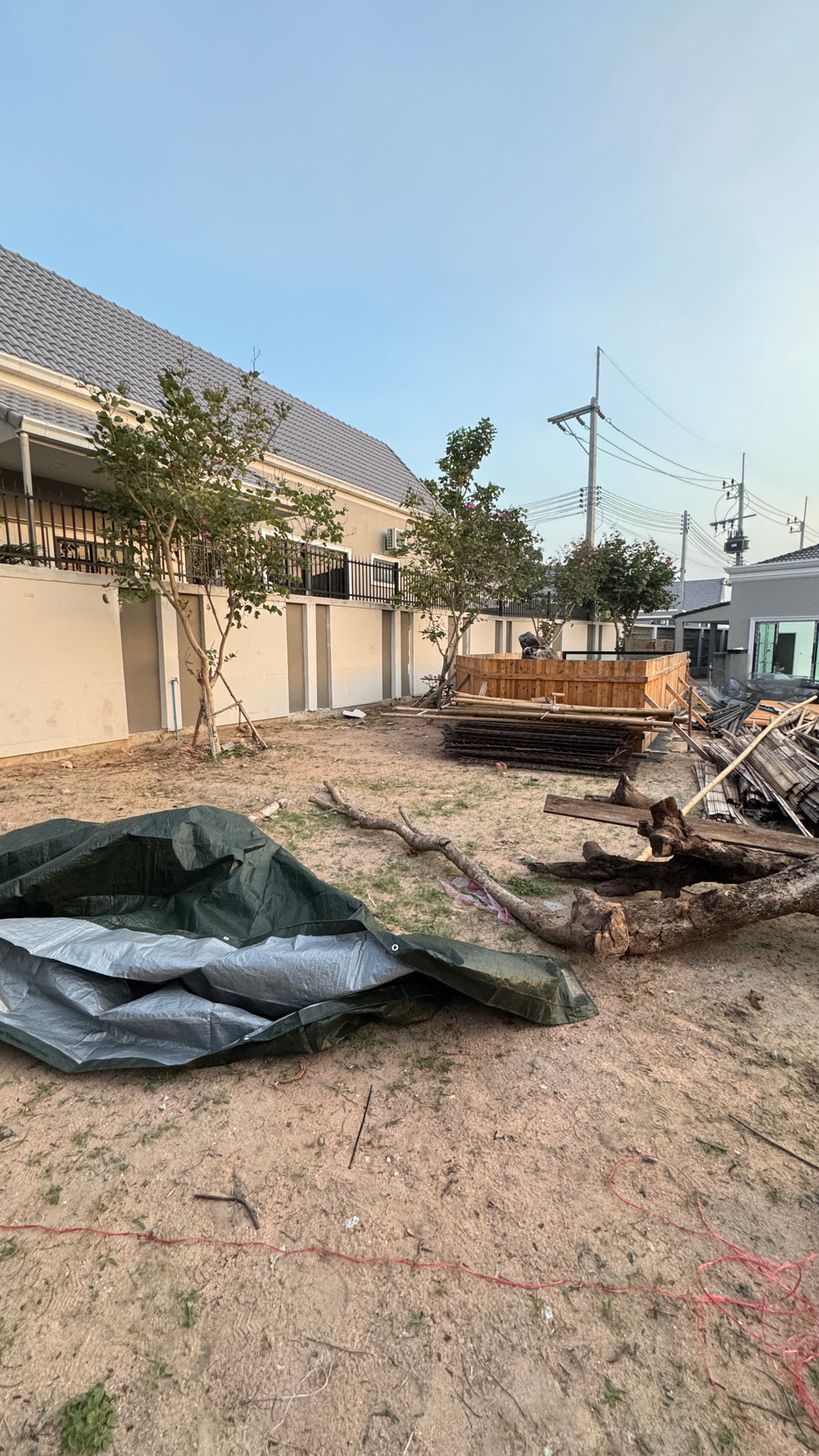 Aménagement du Refuge pendant les travaux