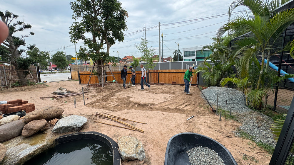 Aménagement du Refuge pendant les travaux